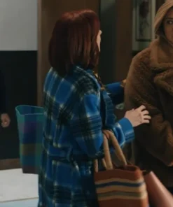 Elsbeth S02 Carrie Preston Elsbeth Tascioni Plaid Blue Coat