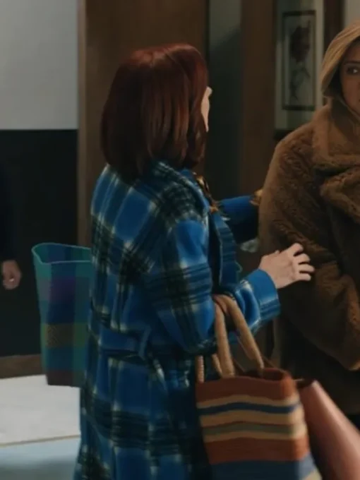 Elsbeth S02 Carrie Preston Elsbeth Tascioni Plaid Blue Coat