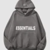 Essentials Oversized Grey Hoodie