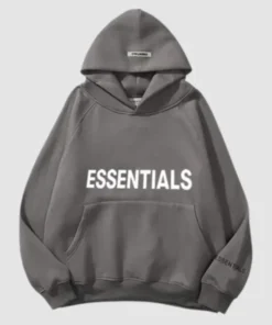 Essentials Oversized Grey Hoodie