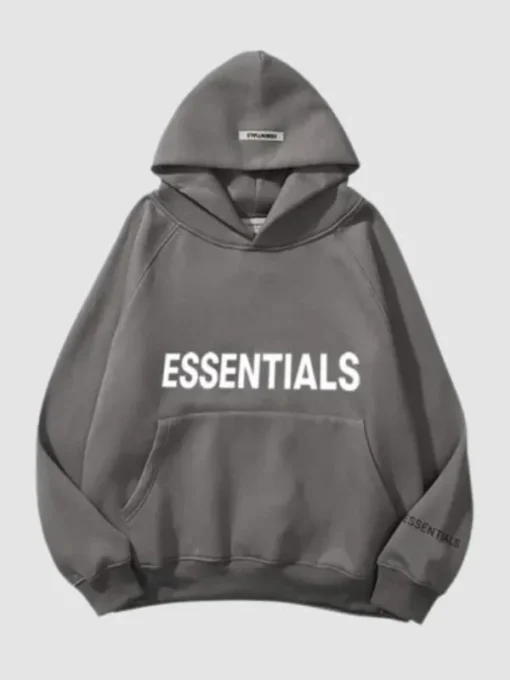 Essentials Oversized Grey Hoodie