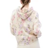 Gap X LoveShackFancy Floral Cropped Logo Pullover Hoodie