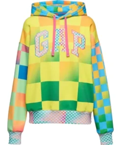Gap × HFR Checkered Logo Hoodie