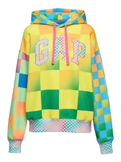 Gap × HFR Checkered Logo Hoodie