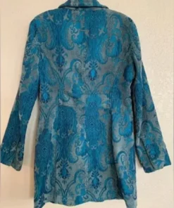 Ghost Whisperer 2025 Jennifer Love Hewitt Blue Tapestry Coat
