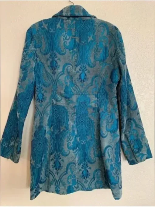 Ghost Whisperer 2025 Jennifer Love Hewitt Blue Tapestry Coat