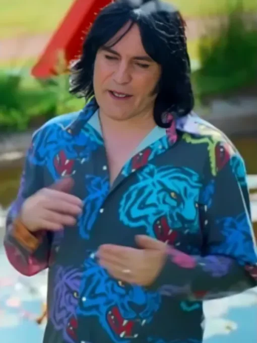 Great Celebrity Bake Off Noel Fielding Multi Color Tigers Shirt