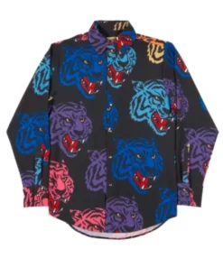 Great Celebrity Bake Off Noel Fielding Multicolor Tigers Shirt