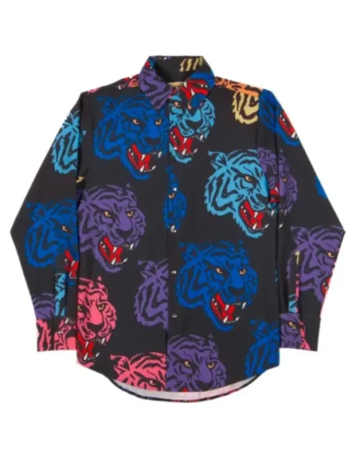 Great Celebrity Bake Off Noel Fielding Multicolor Tigers Shirt