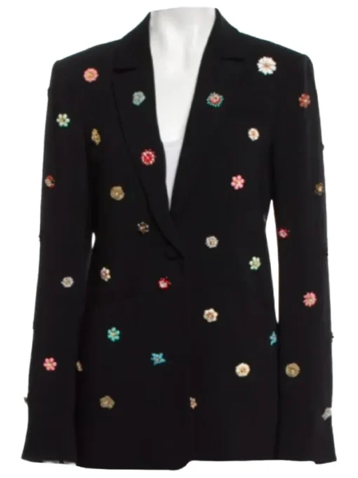 Hacks S04 Jean Smart Deborah Vance Black Floral Blazer