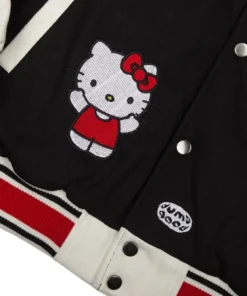 Hello Kitty Dumbgood Black White Jacket