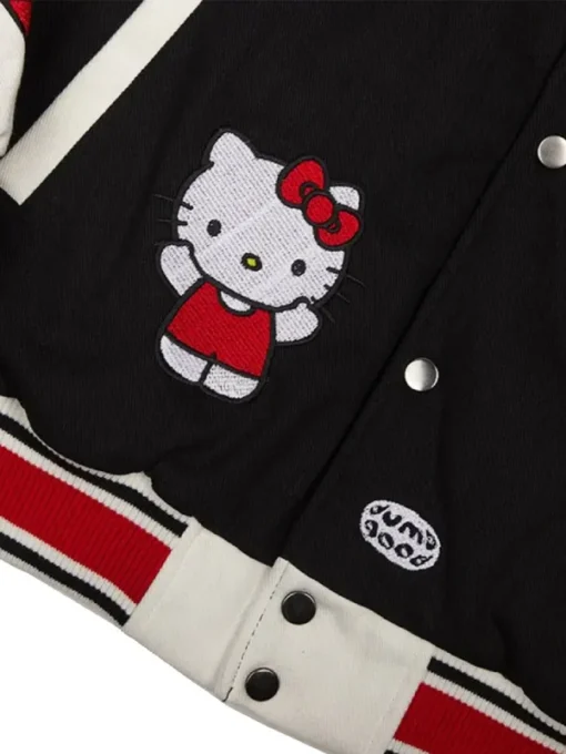 Hello Kitty Dumbgood Black White Jacket