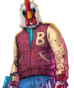 Hotline Miami Bomber Brown Jacket