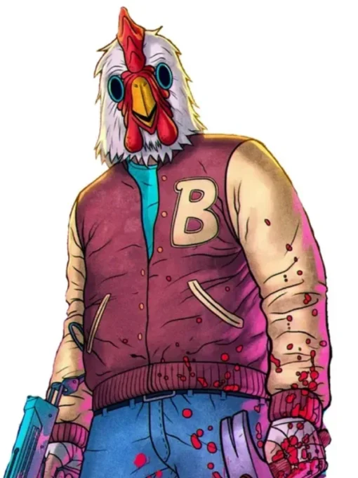 Hotline Miami Bomber Brown Jacket