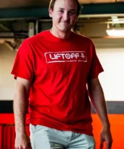 Houston Rockets Lift Off T Shirt Red