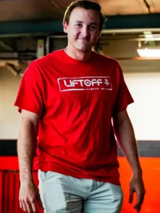 Houston Rockets Lift Off T Shirt Red