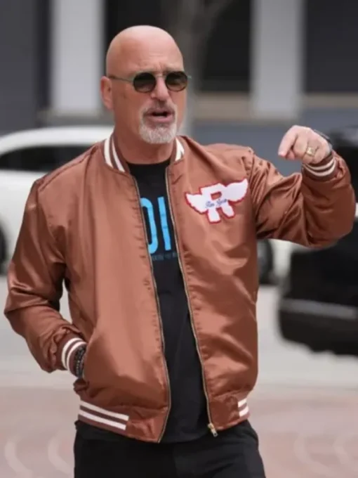 Howie Mandel Americas Got Talent Brown Jacket