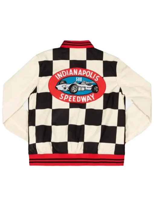 Indianapolis 500 Checkered Flag Bomber Jacket