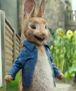 James Corden Peter Rabbit 2 Blue Denim Jacket