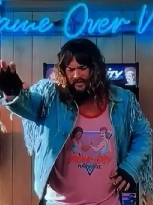 Jason Momoa Minecraft Jacket Blue