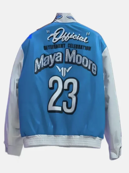 Jeff Hamilton Retirement Celebration Maya Moore Leather Jacket