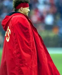 Kansas City Chiefs Patrick Mahomes Cape Coat Red