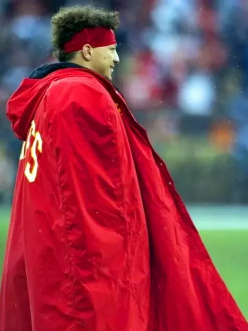 Kansas City Chiefs Patrick Mahomes Cape Coat Red