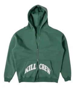 Kill Crew Zip-Up Hoodie Green