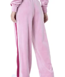 LA Dodgers Pink Velour Tracksuit