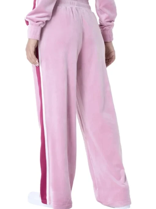 LA Dodgers Pink Velour Tracksuit