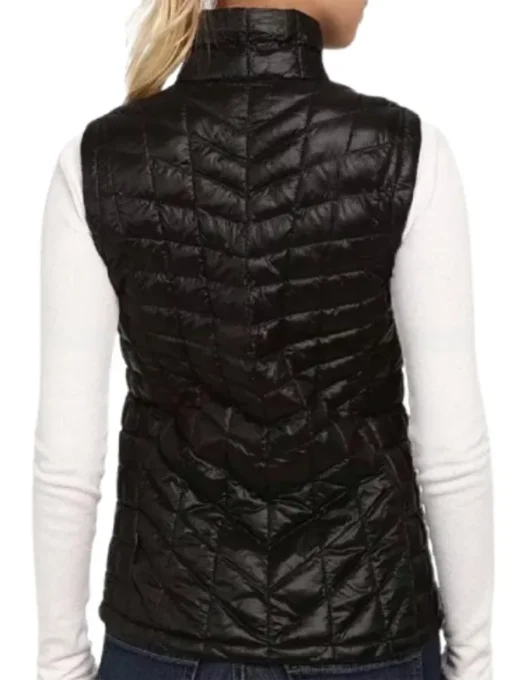 Alexandra Breckenridge Outfits Black Puffer Vest Women
