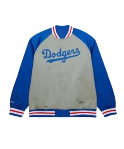 Los Angeles Dodgers Double Clutch Satin Raglan Jacket