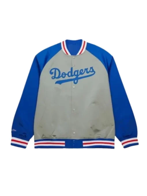 Los Angeles Dodgers Double Clutch Satin Raglan Jacket
