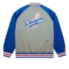 Los Angeles Dodgers Double Clutch Satin Raglan Jacket Blue