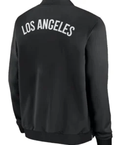 Los Angeles Dodgers Dugout Bomber Black Jacket