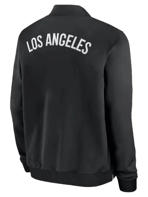 Los Angeles Dodgers Dugout Bomber Black Jacket