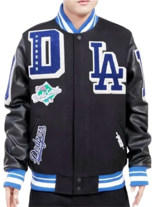 Magic Johnson X LA Dodgers Varsity Jacket
