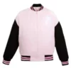 Mickey Mouse Disneyland Pink Varsity Jacket