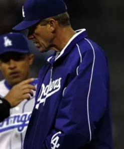 Mitchell & Ness 2005 Dodgers Dugout Blue Jacket