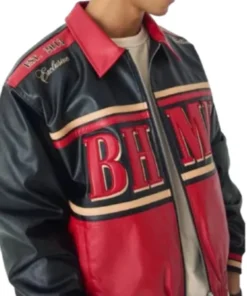 Pop The Balloon Live S01 Chase DeMoor Leather Bomber Jacket