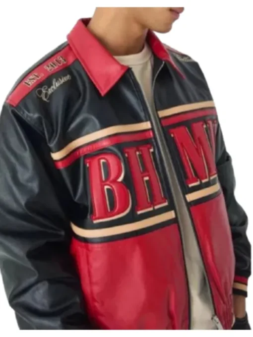 Pop The Balloon Live S01 Chase DeMoor Leather Bomber Jacket