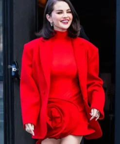 Rare Beauty Event Selena Gomez Red Blazer 2025