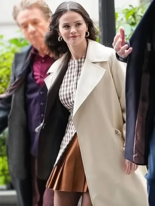 Selena Gomez NYC 2025 Trench Coat