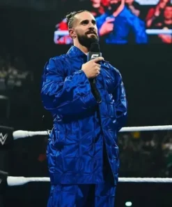 Seth Rollins 2025 Friday Night Blue Suit