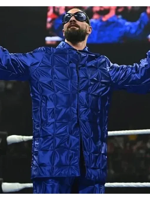 Seth Rollins WWE Friday Night Blue Suit
