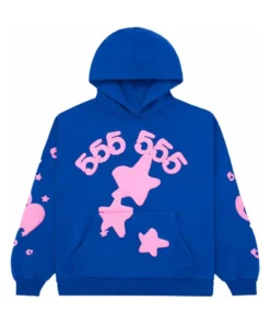 Sp5der Beluga Blue Hoodie