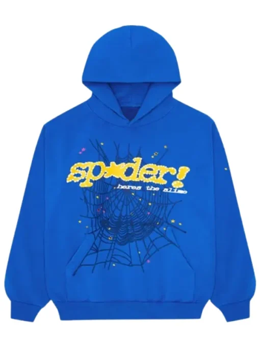 Sp5der Tc Blue Hoodie