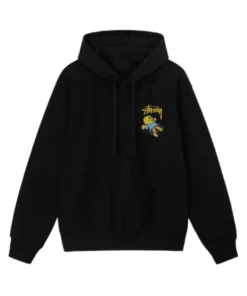 Stussy Dollie Black Zip Up Hoodie