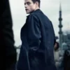 The Amateur 2025 Rami Malek Black Trench Coat