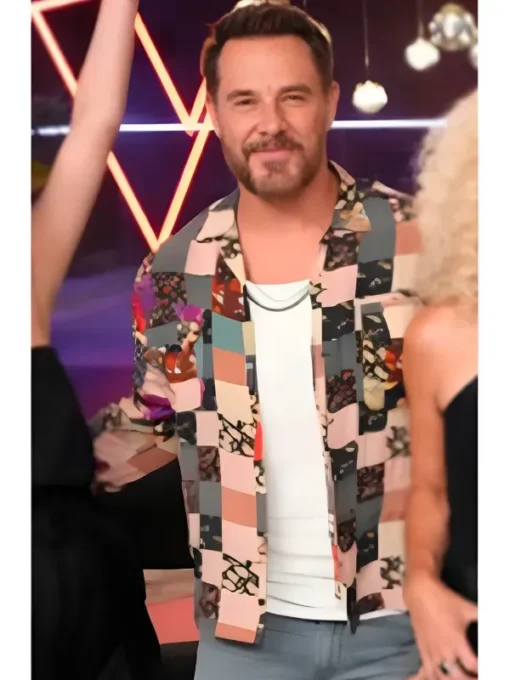 The Voice S27 Jimi Westbrook Patchwork Printed Shirt